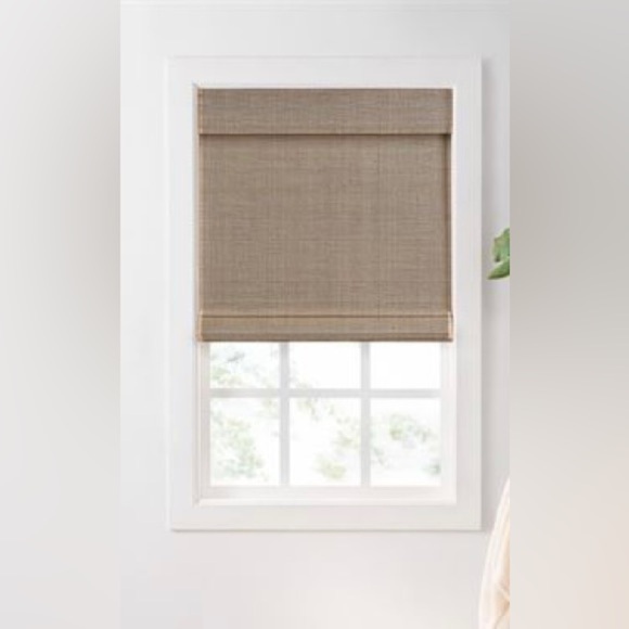 Eclipse Other - Eclipse Bamboo Cordless Light Filtering Privacy Roman Shade Set of 3​